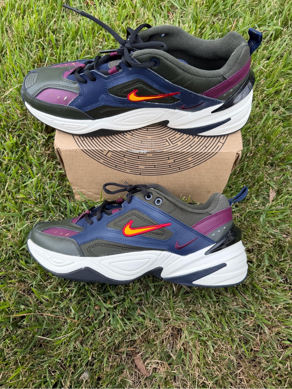 Nike Men's M2K Tekno Midnight Navy AV4789-401 Size 10